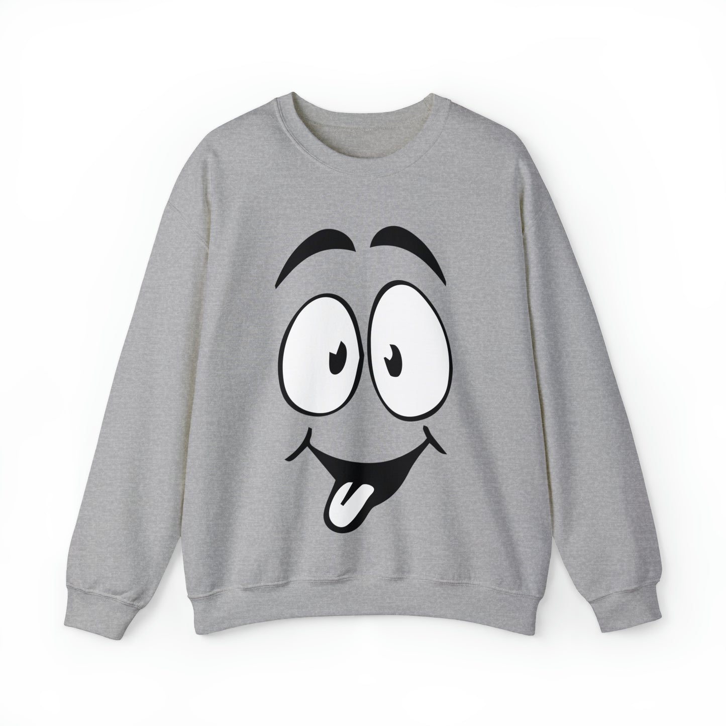 Tongue out face Crewneck Sweatshirt