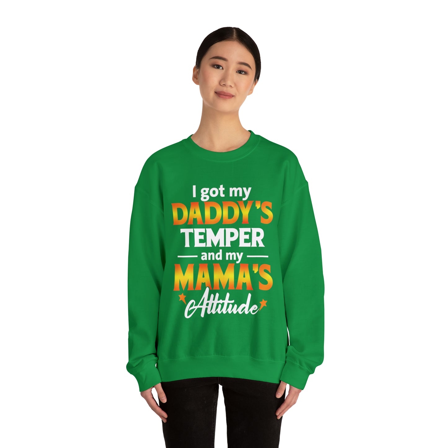 Daddy temper Crewneck Sweatshirt