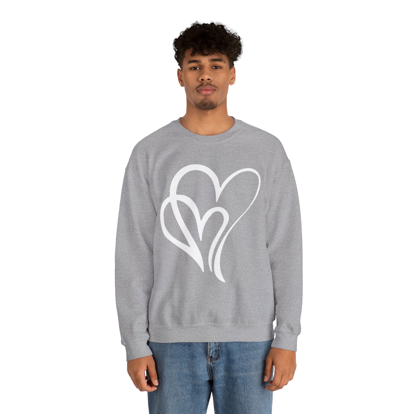 Love you 2 times Crewneck Sweatshirt