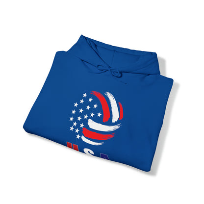 USA Volleyball Flag Hoodie