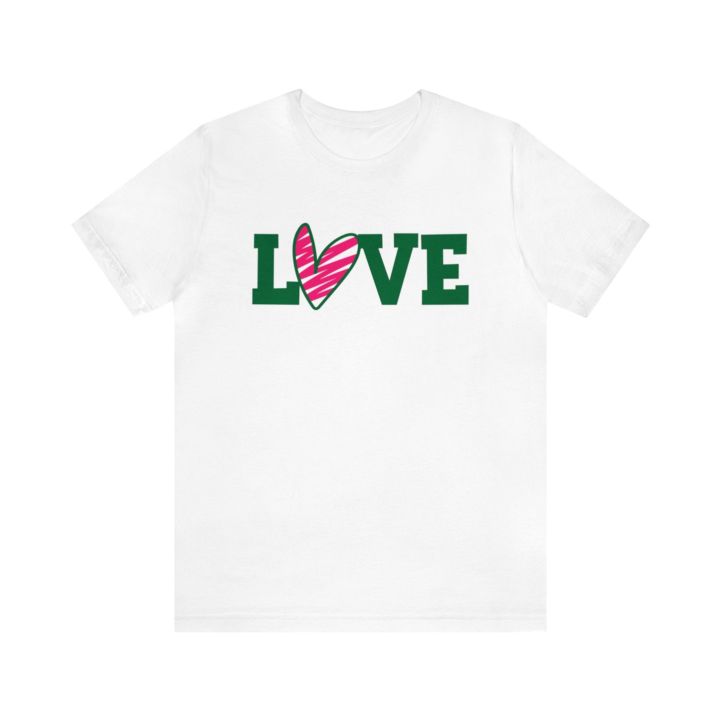 Love stripped heart T-Shirt