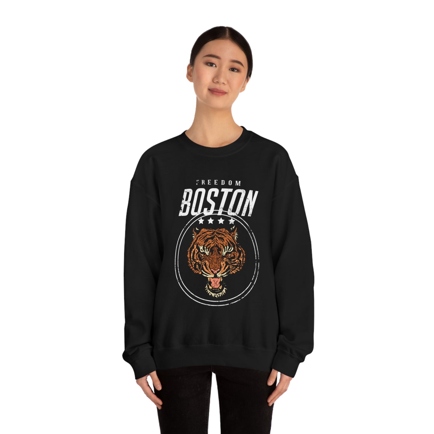 Boston Freedom Tiger Crewneck Sweatshirt