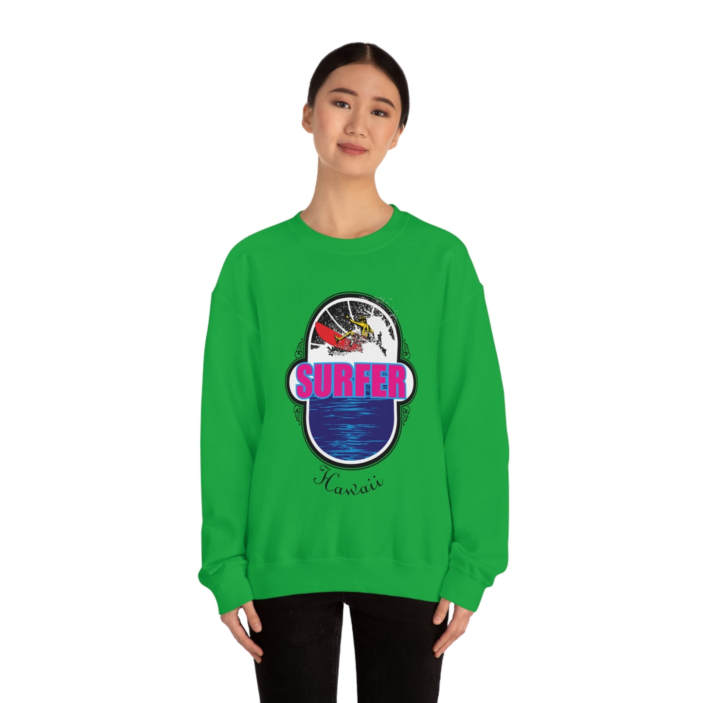 A Surfer Mind Crewneck Sweatshirt