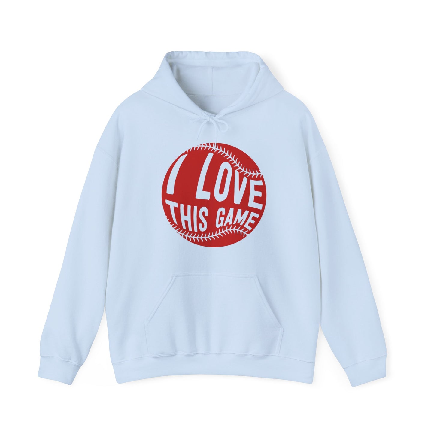 I Love This Game Baseball Hoodie