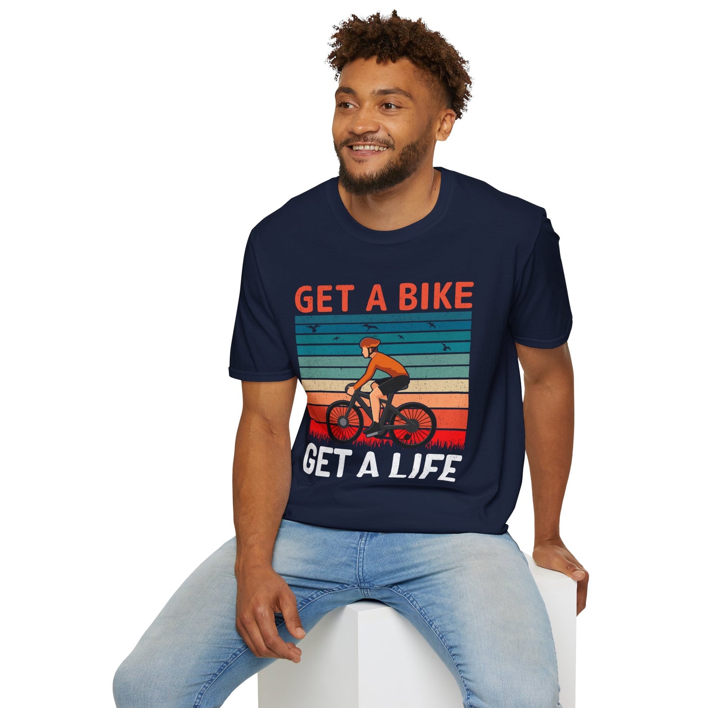 Get a bike and get a life vintage T-Shirt