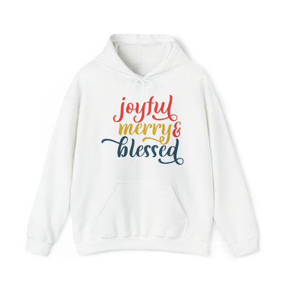 Joyful-Merry-blessed Christmas Hoodie