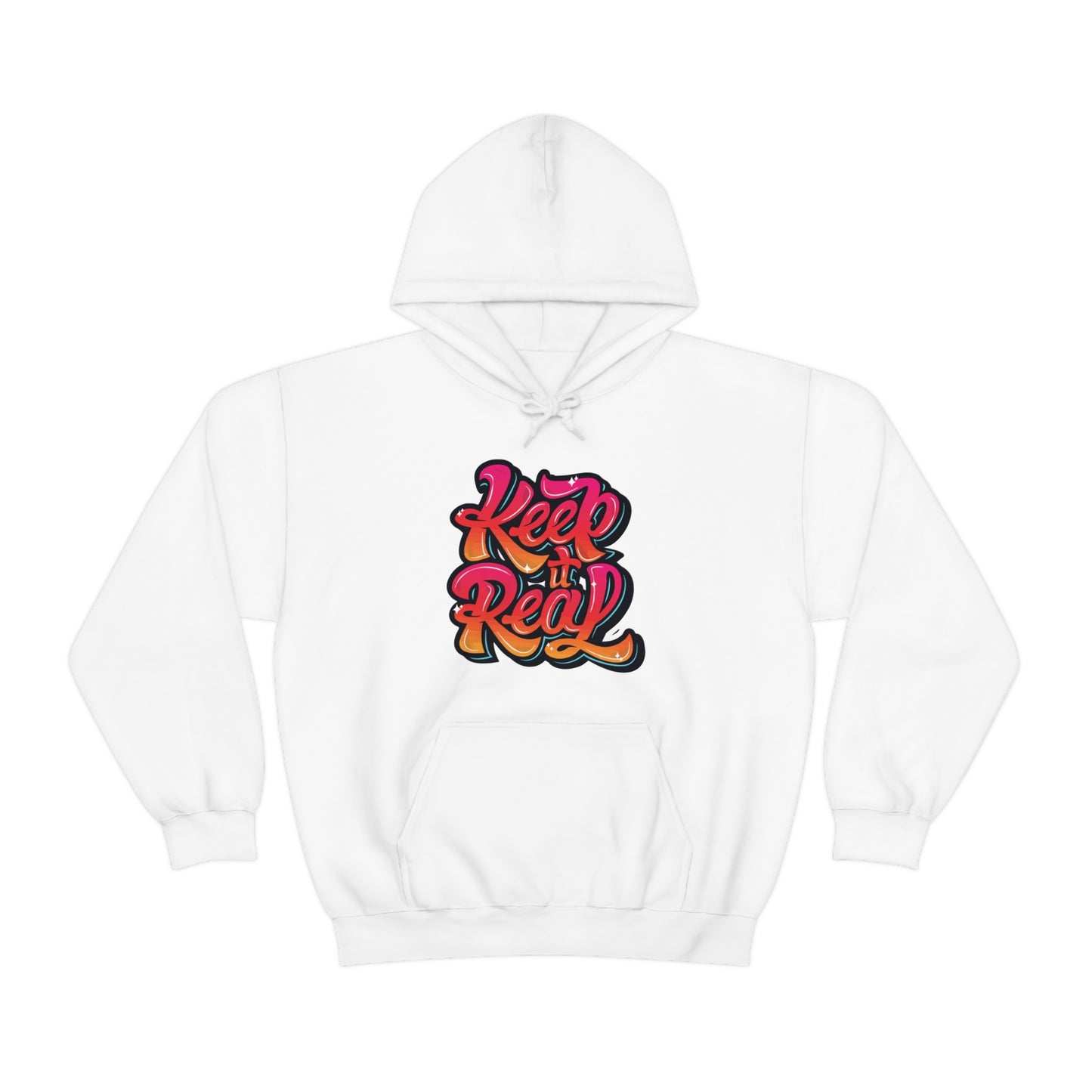 Keep it real colorful graffiti logo Hoodie