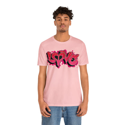 Peace and Love graffiti T-Shirt