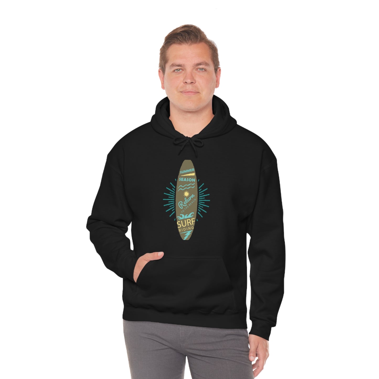 Surf Riding Summer Hoodie