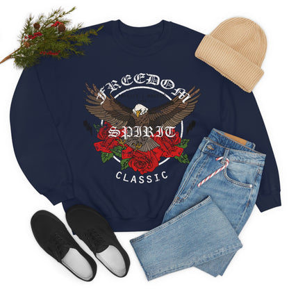 Freedom Spirit Eagle Crewneck Sweatshirt