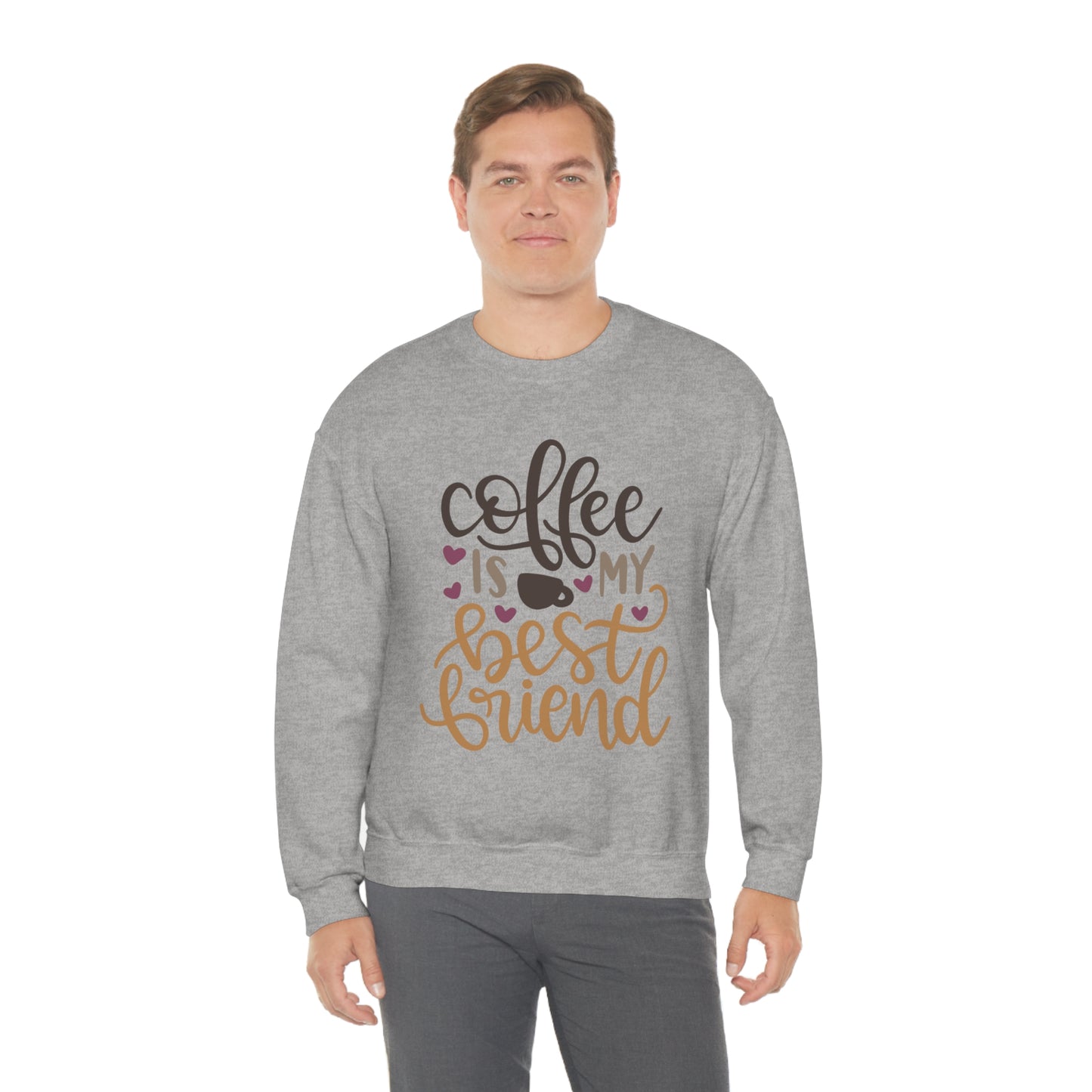 Coffee_is_my_best_friend Crewneck Sweatshirt