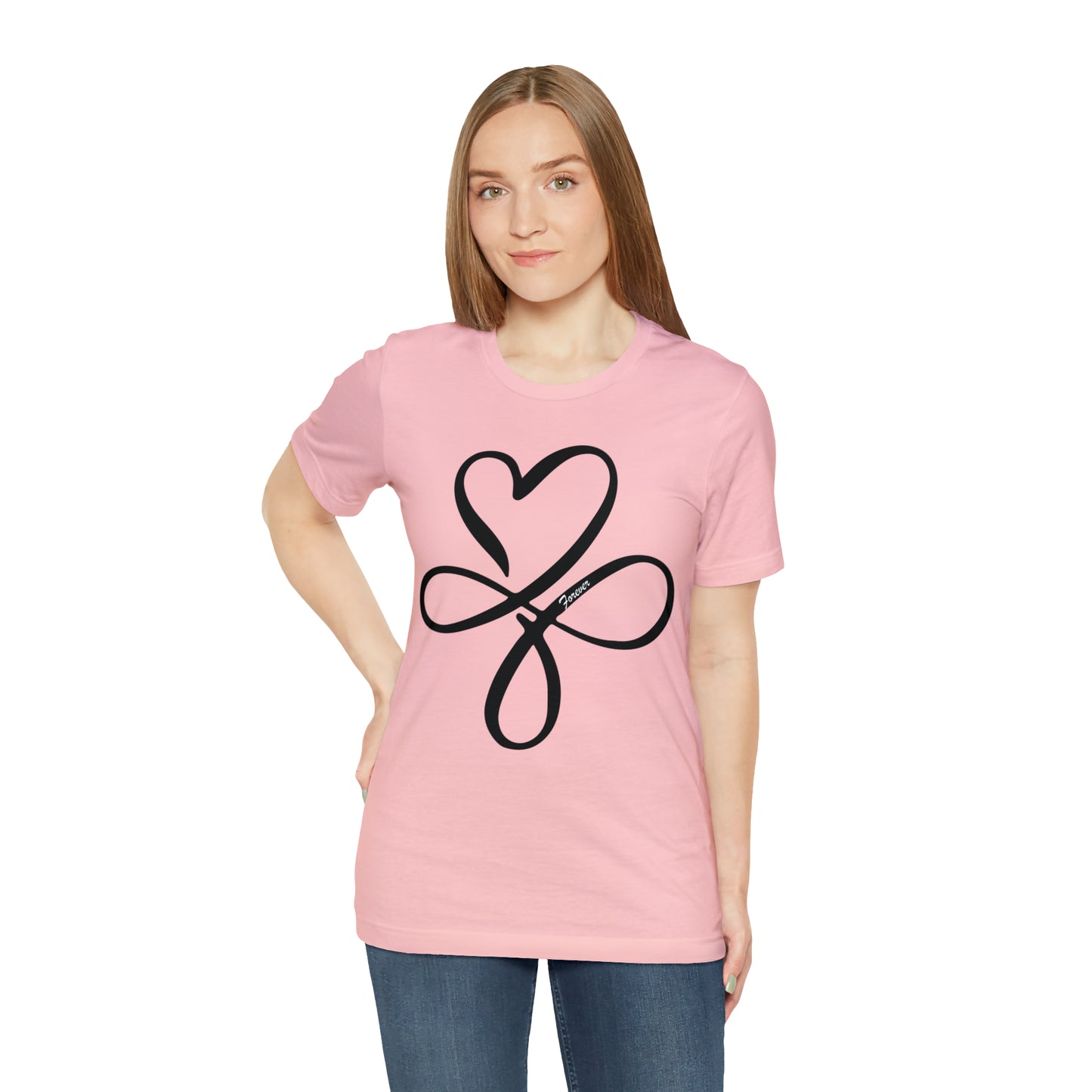 Heart symbol Love Infinity symbol Forever T-Shirt