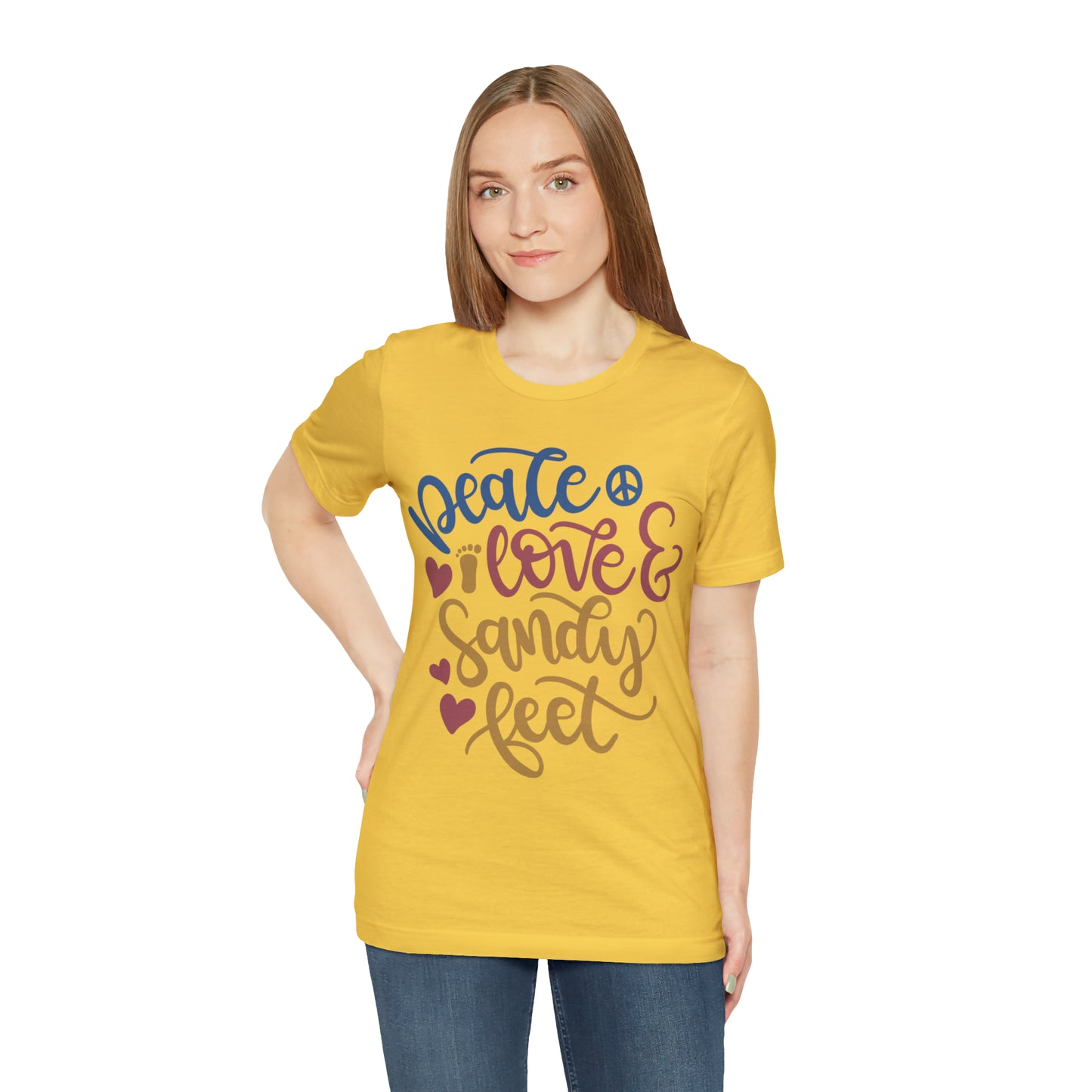 Peace_love_and_sandy_feet T-Shirt