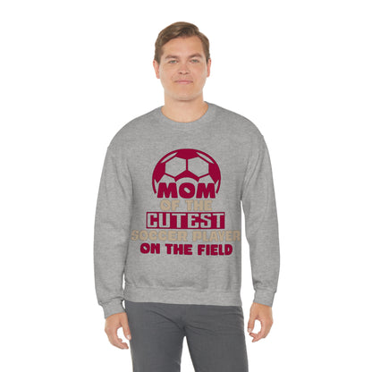 Mom of cutest soccer player Crewneck Sweatshirt