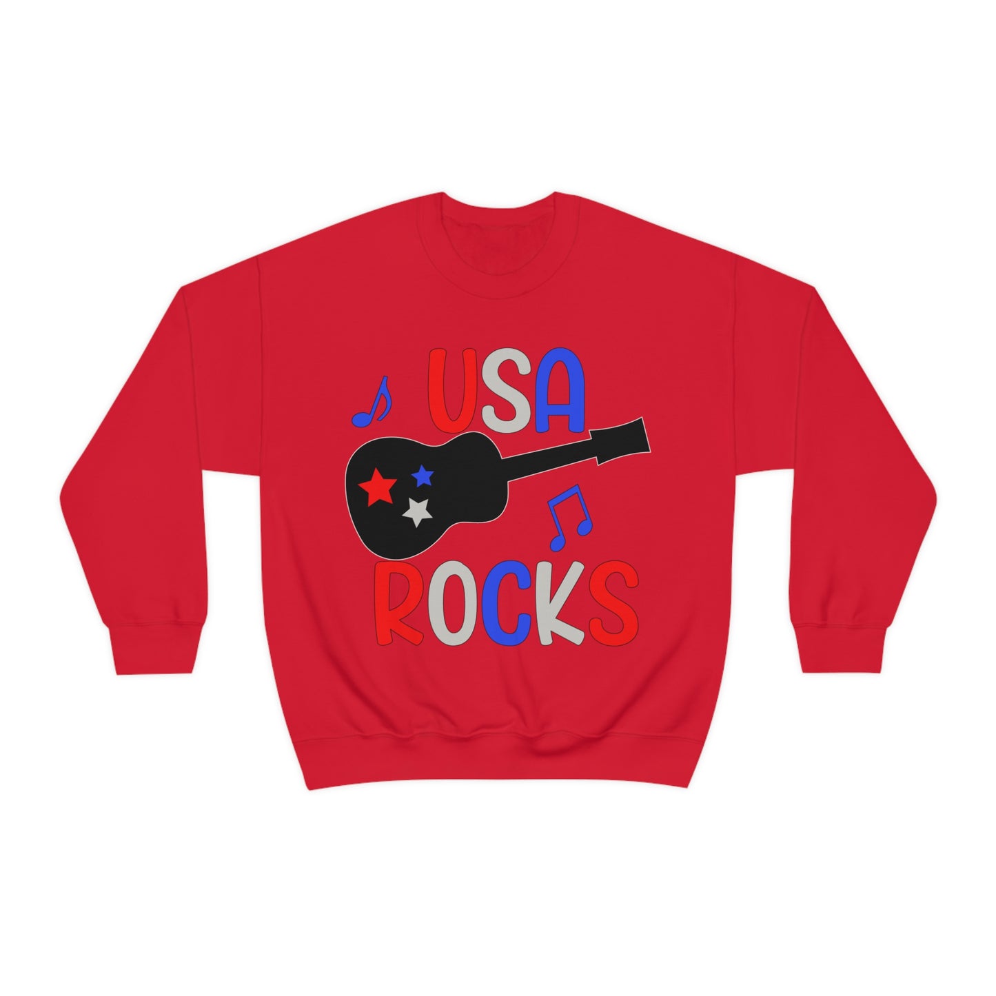 USA-Rocks Crewneck Sweatshirt