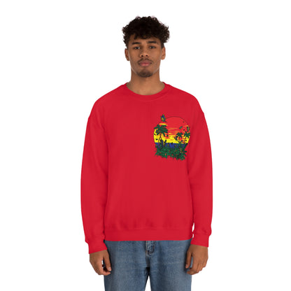 Sunset Butterfly Vibes Crewneck Sweatshirt