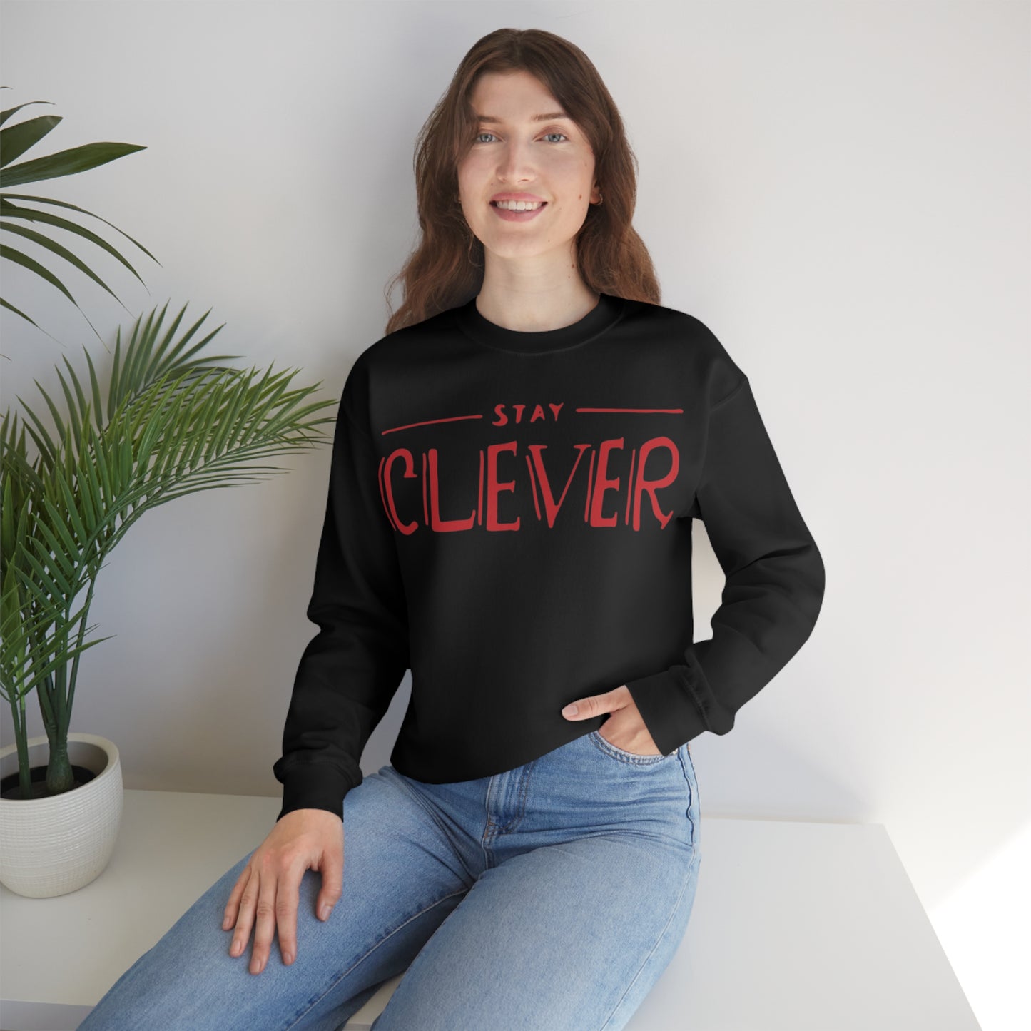 Stay Clever Crewneck Sweatshirt