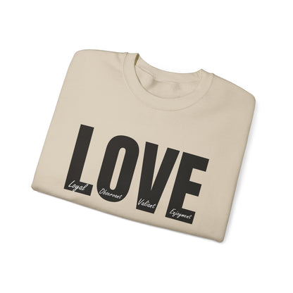 Love definition Crewneck Sweatshirt