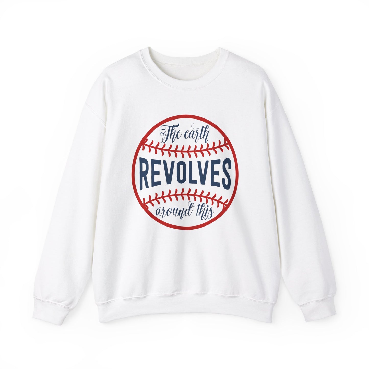 The Earth Revolves Around This Crewneck Sweatshirt