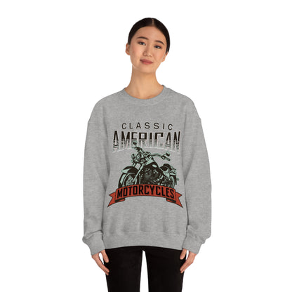 Classic American motorcycles Crewneck Sweatshirt