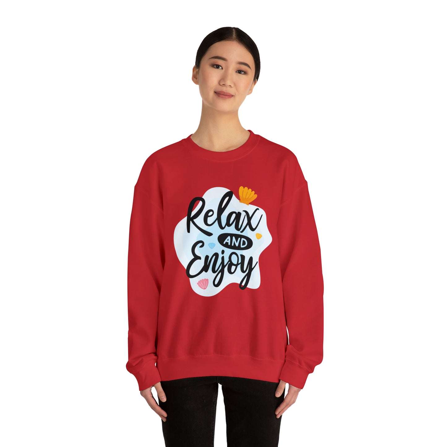 Relax and Enjoy Crewneck Sweatshirt