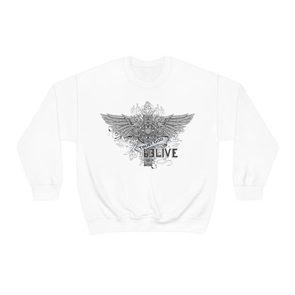 Trust God Be Live Crewneck Sweatshirt