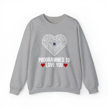 Programmed to love you Crewneck Sweatshirt