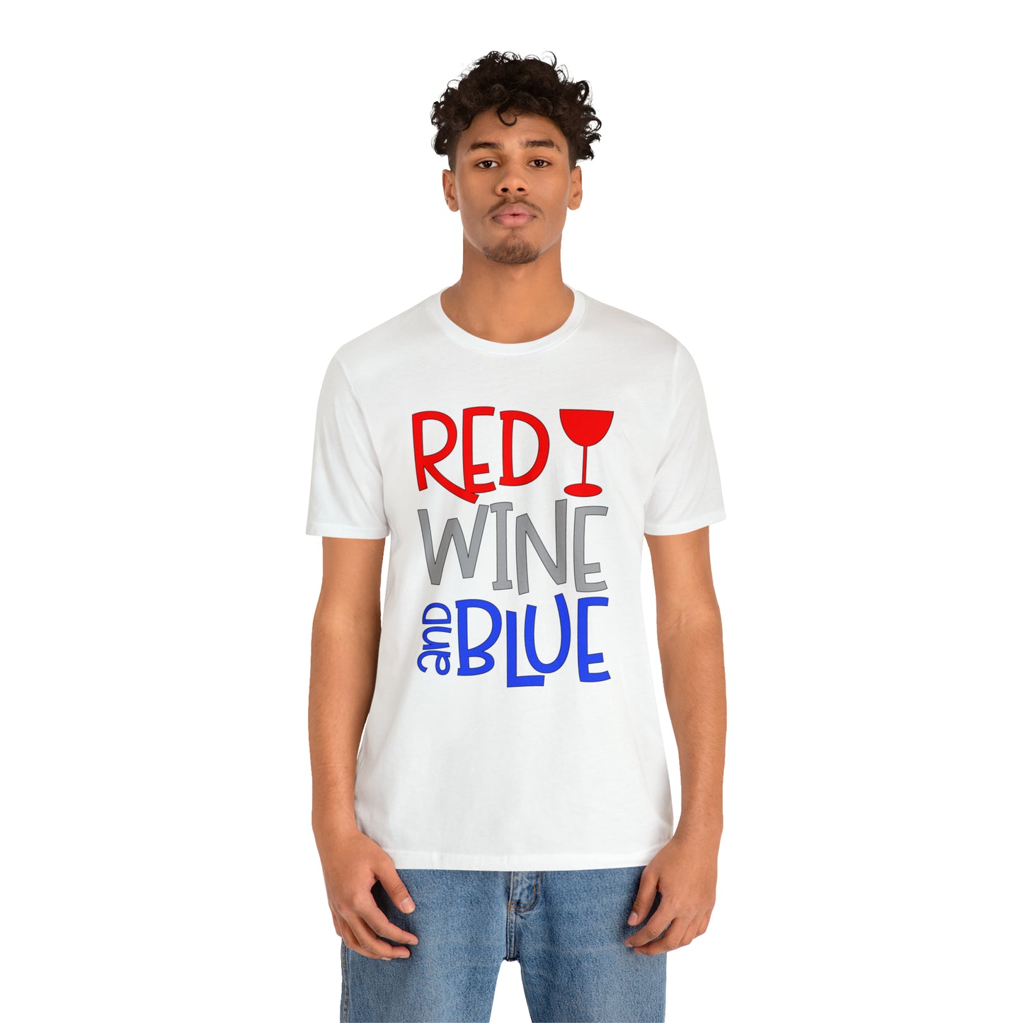 Red Wine Blue T-Shirt