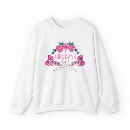 Girl Gang Beauty and Dangerous Crewneck Sweatshirt