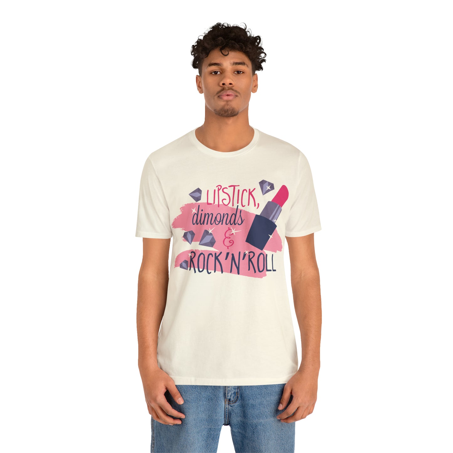 Lipstick-Diamonds and Rock & Roll T-Shirt