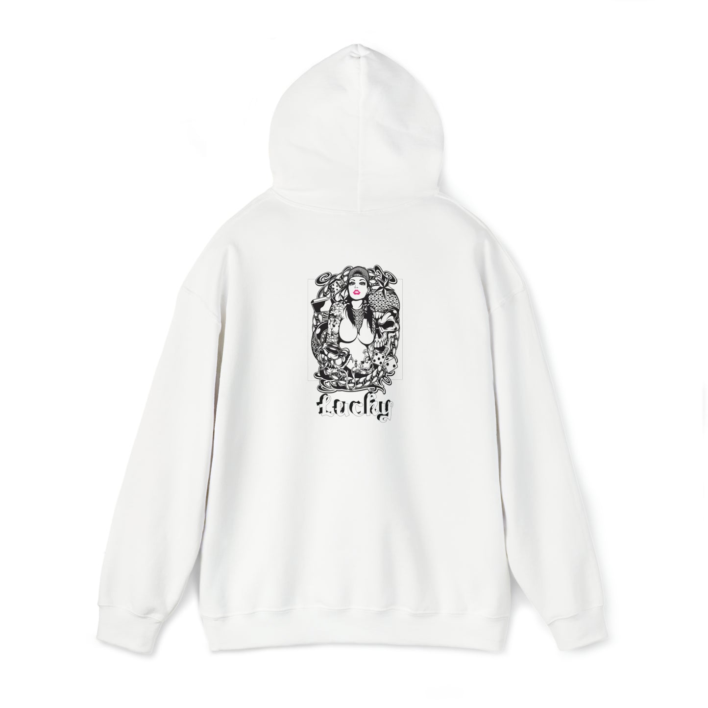 Lucky Front and back Hoodie