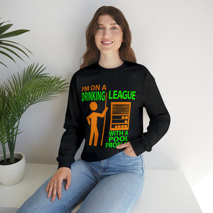 DRINKING POOL LEAGUE Crewneck Sweatshirt