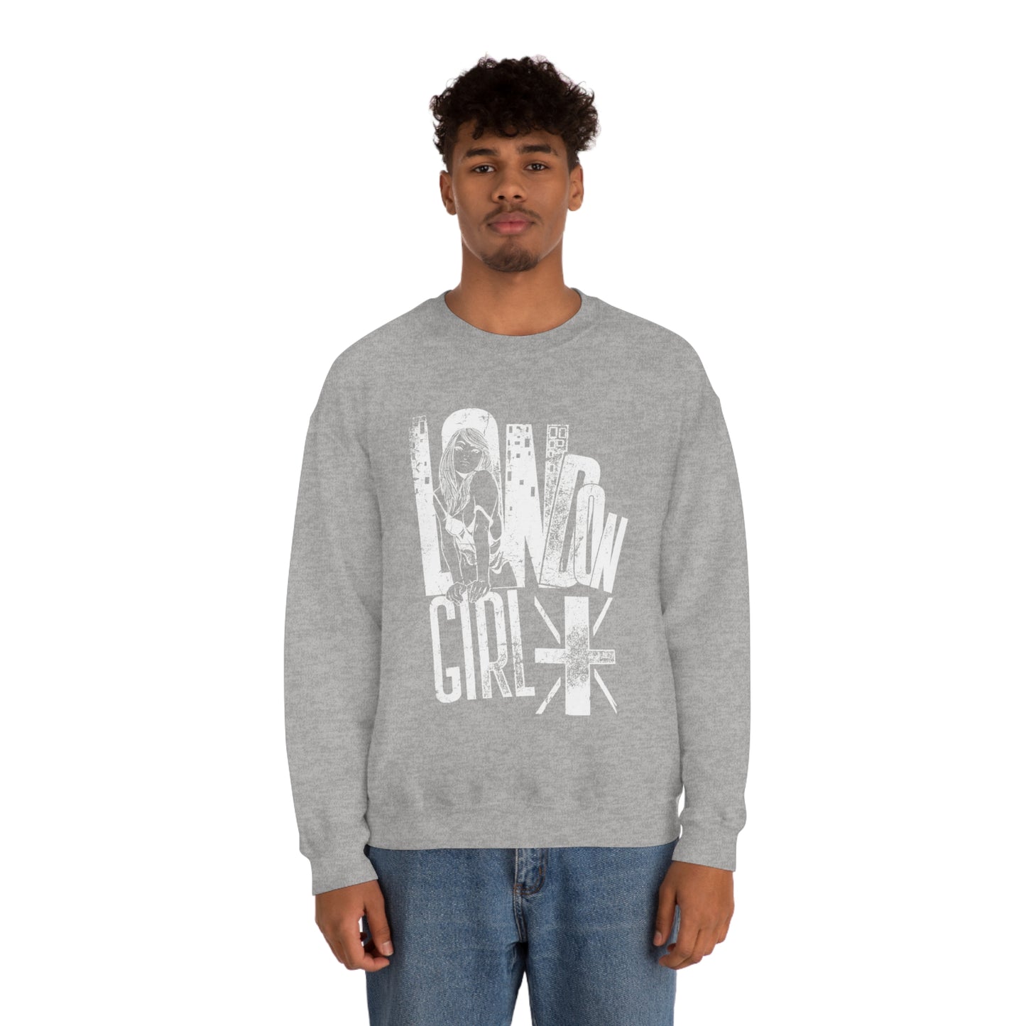 London Girl Crewneck Sweatshirt