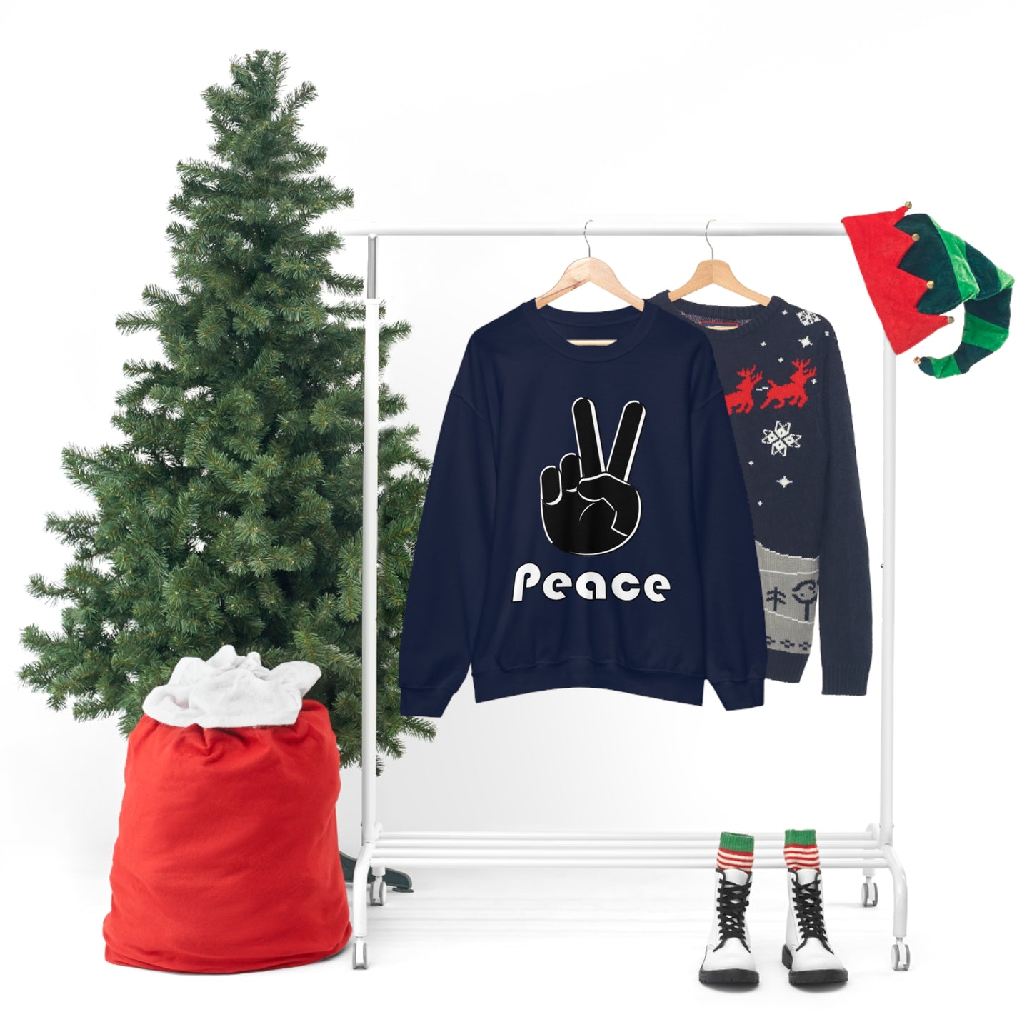 Peace Hand Crewneck Sweatshirt