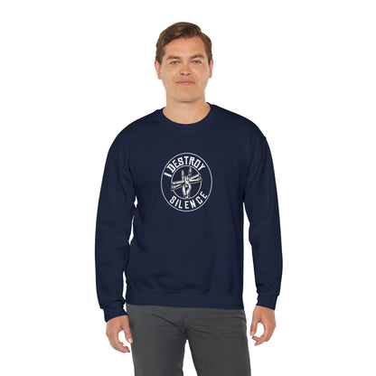 I destroy silence Crewneck Sweatshirt