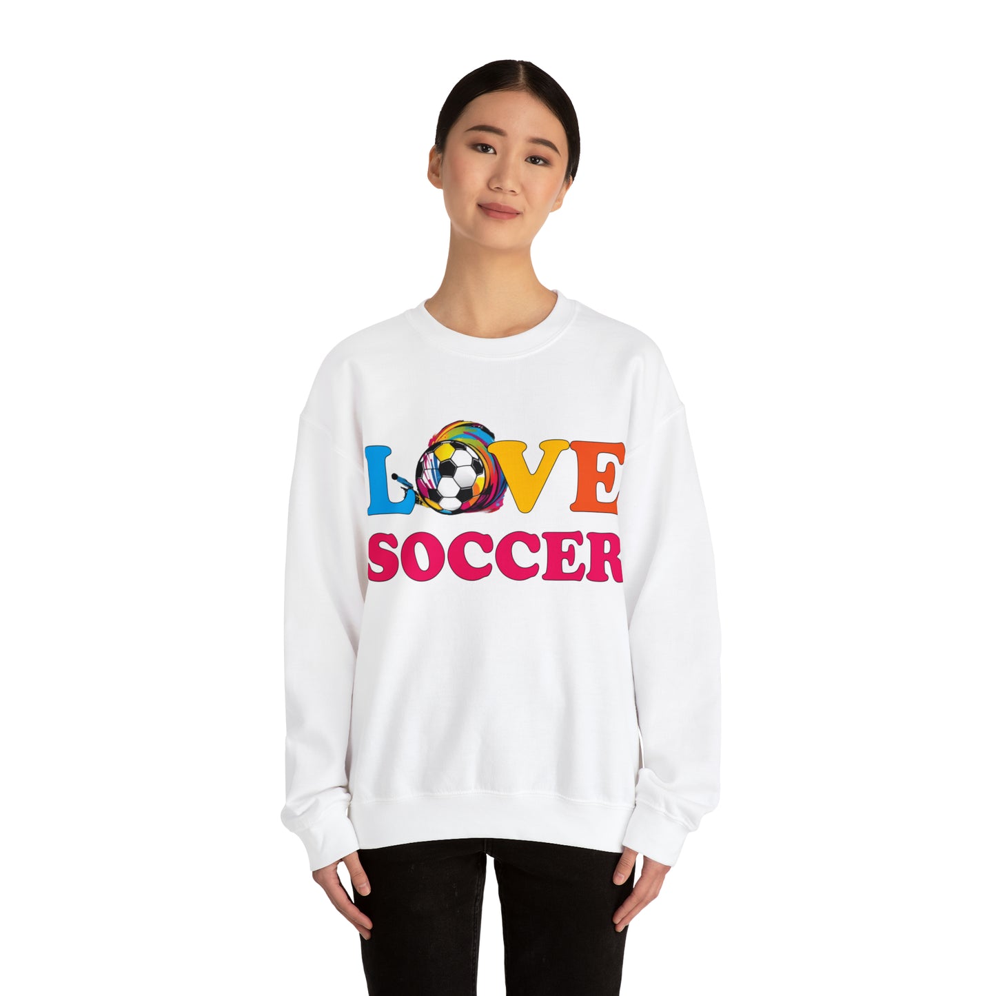 Love soccer Crewneck Sweatshirt