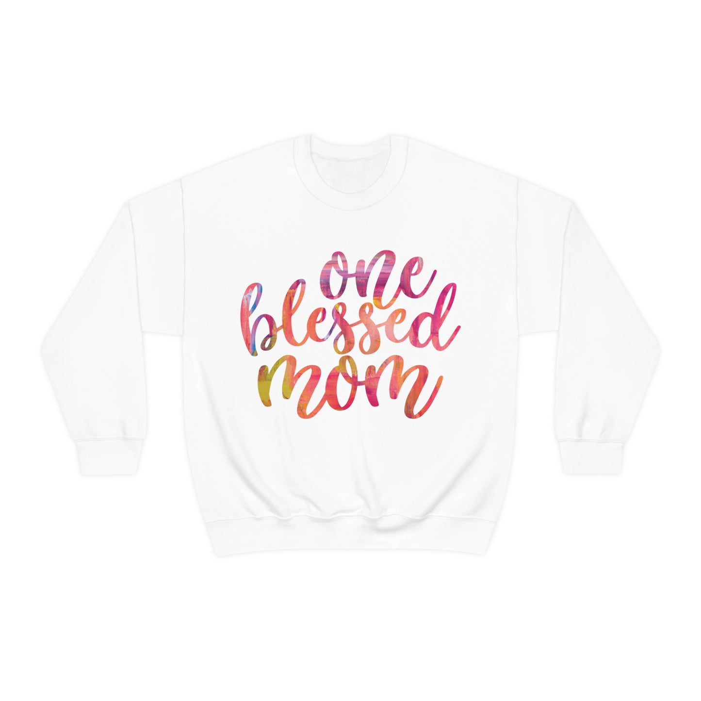 One blessed mom Crewneck Sweatshirt