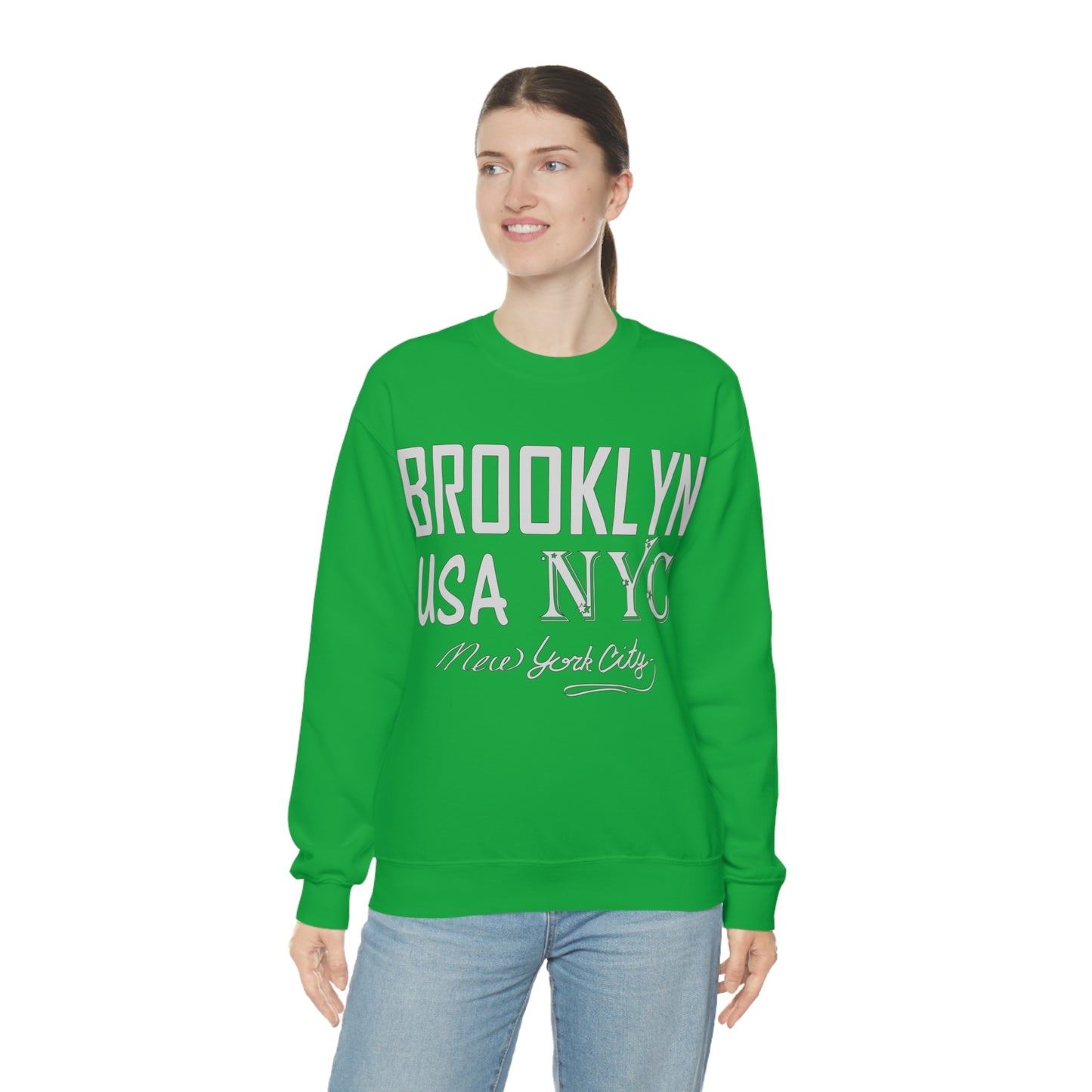 Brooklyn NY USA Crewneck Sweatshirt