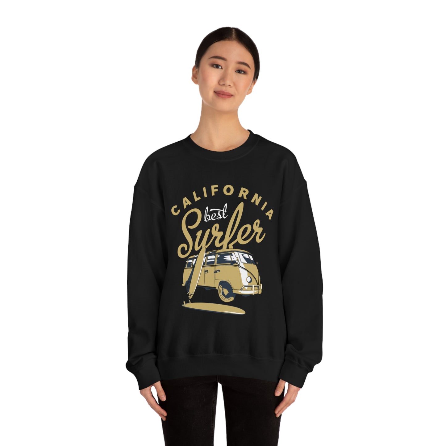 California-Best surfer Crewneck Sweatshirt