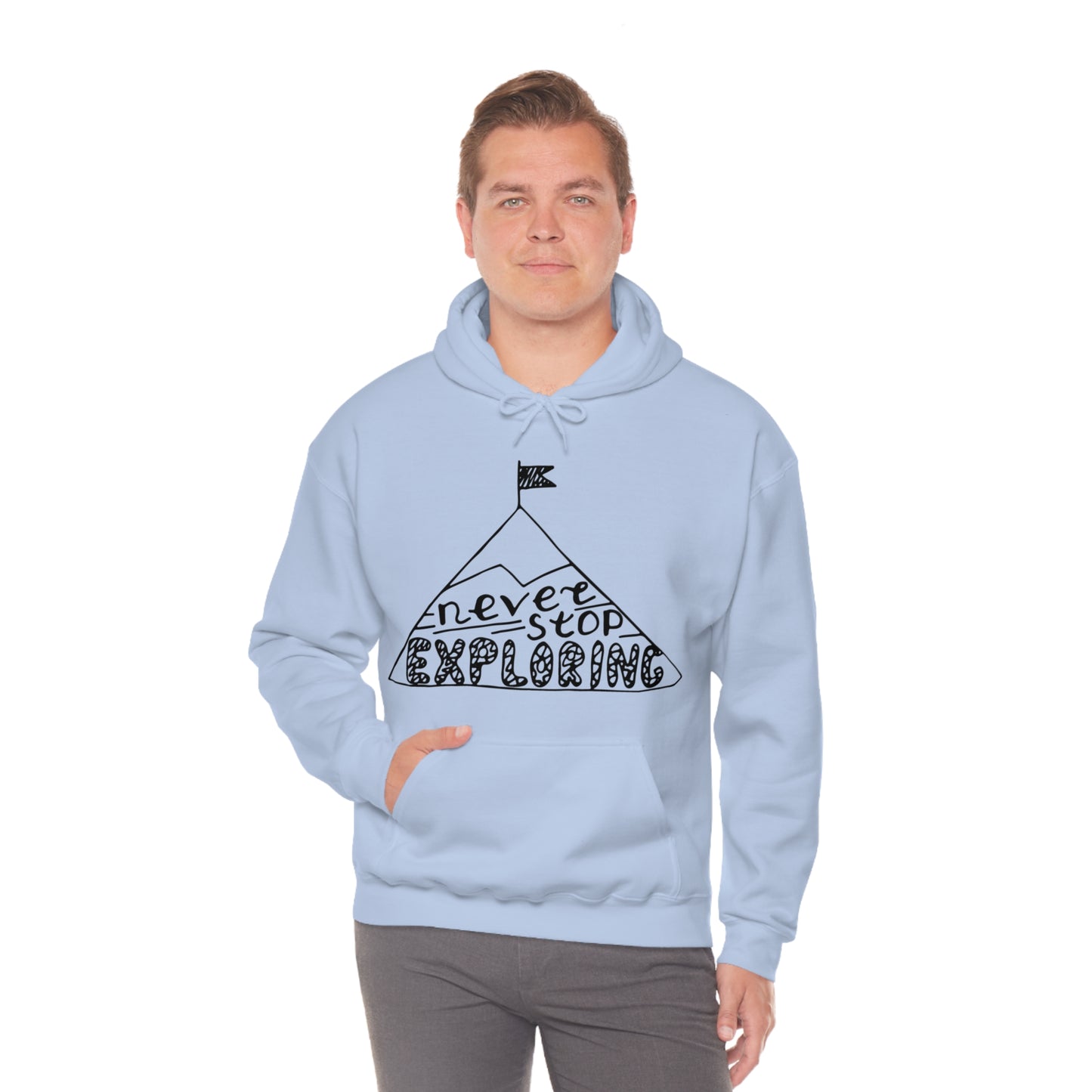 Never stop exploring Hoodie