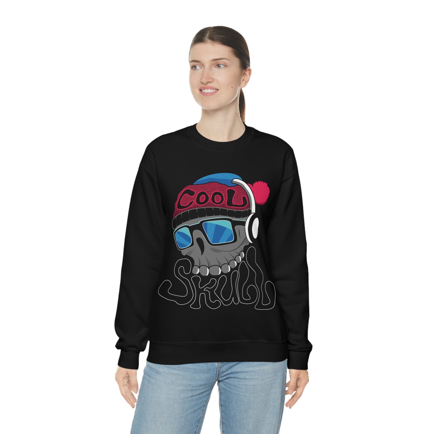 Cool Skull Crewneck Sweatshirt