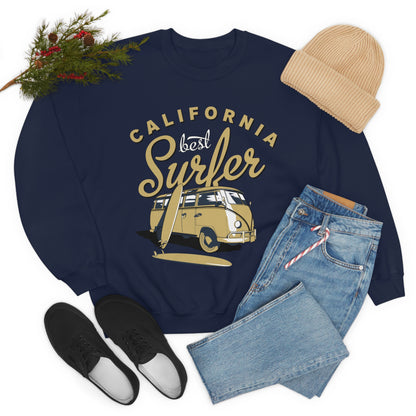 California-Best surfer Crewneck Sweatshirt