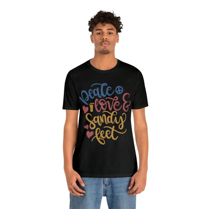 Peace_love_and_sandy_feet T-Shirt