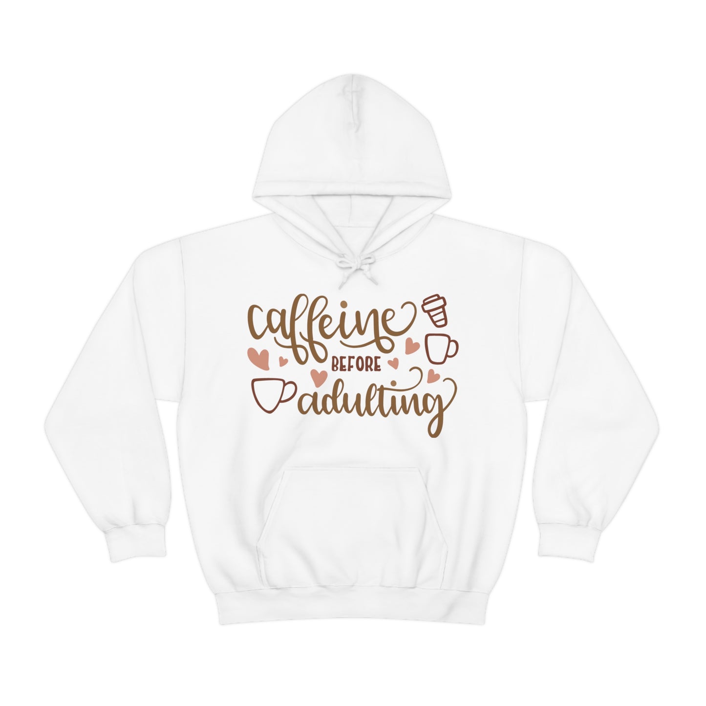 Caffeine before adulting Hoodie