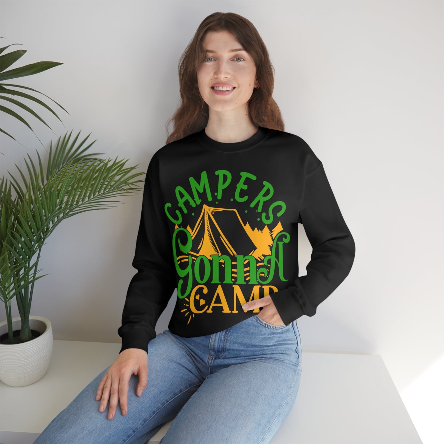 Campers Gonna Camp Crewneck Sweatshirt