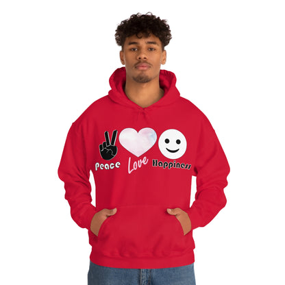 Peace-Love-Happiness Hoodie