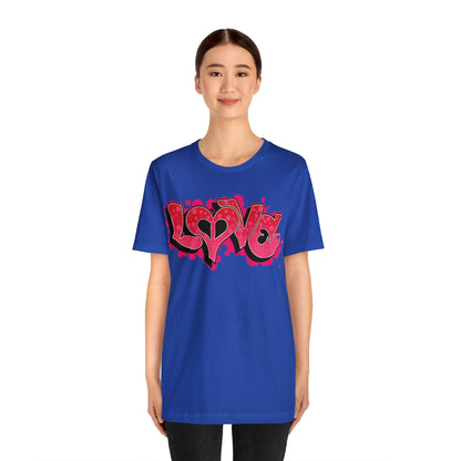 Peace and Love graffiti T-Shirt