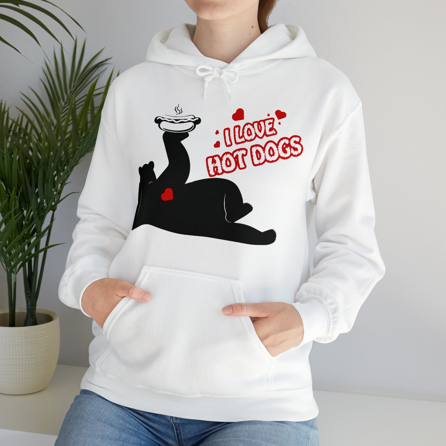 i love hot dogs Hoodie