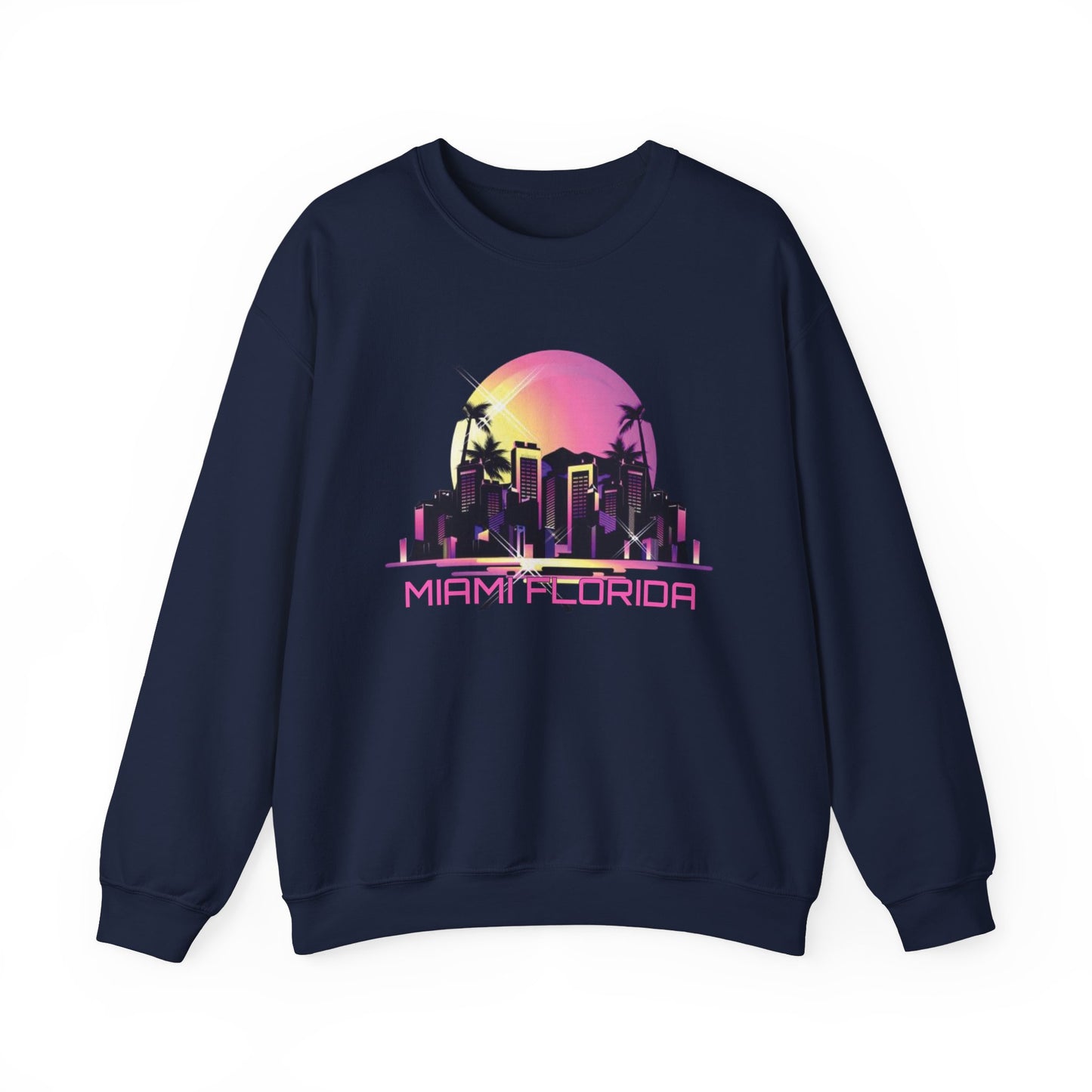 Miami Florida night life Crewneck Sweatshirt