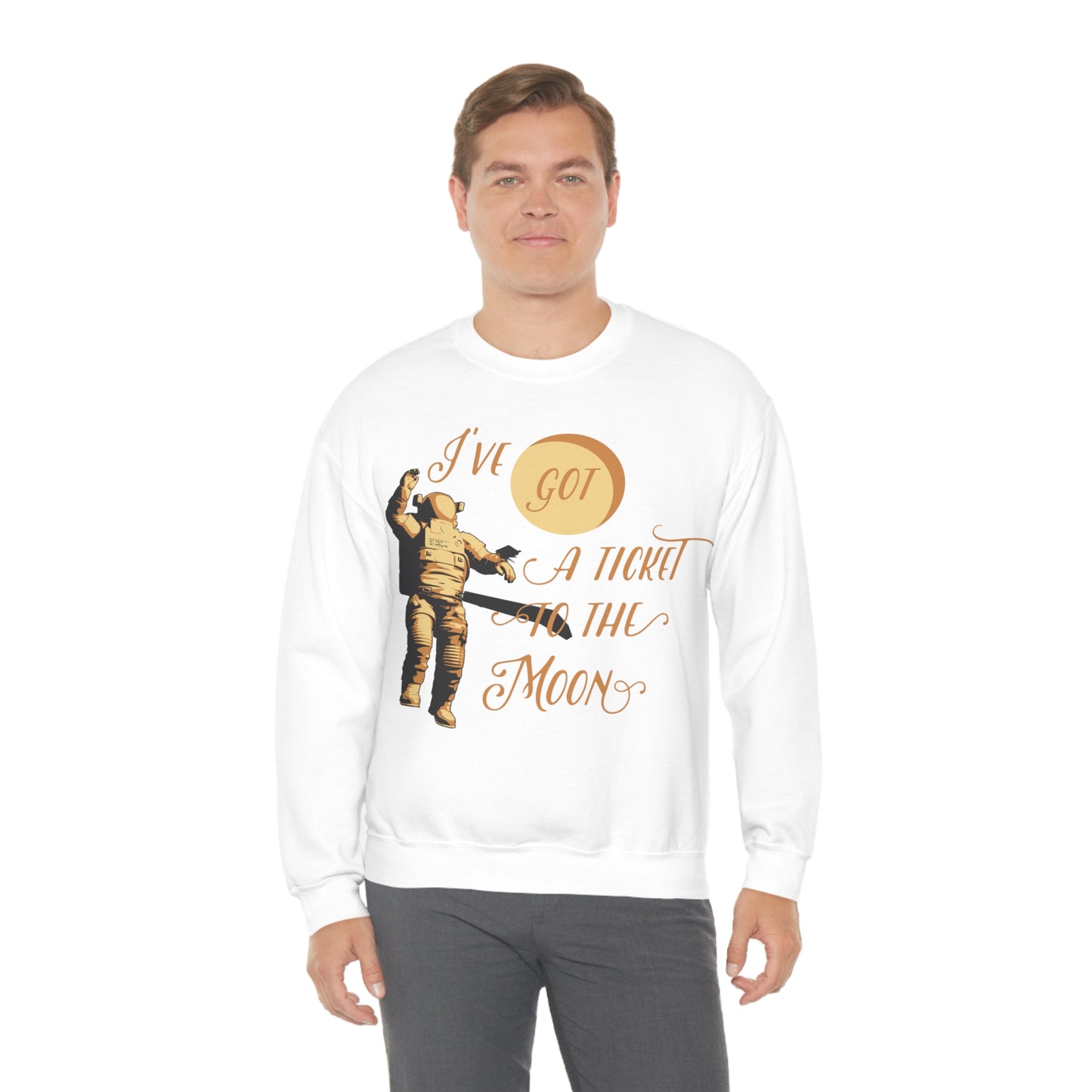 I've got a ticket to the moon Crewneck Sweatshirt